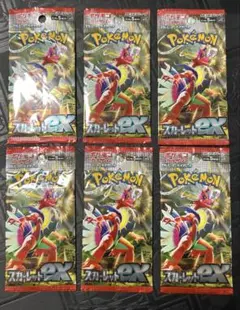 ポケモンカード スカーレットex 拡張パック 6パックセットのサムネイル