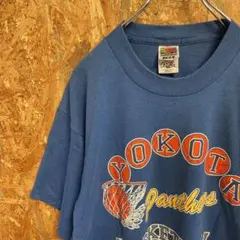 AE8372 FRUIT OF THE LOOM 半袖Tシャツ ブルー メンズ