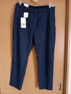 ZARA JOGGER XL 34 チェック柄パンツ新品未使用