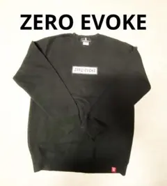 ZERO EVOKE ブラック トレーナー Mサイズ