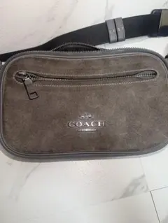 COACH ショルダーバッグ ボディバッグ グレー
