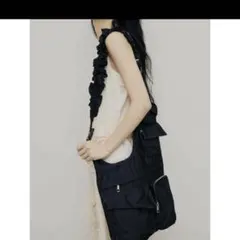 2WAY SHOULDER MILITARY BAG ブラック Ameri】2WAY SHOULDER MILITARY BAG ブラック - メルカリ