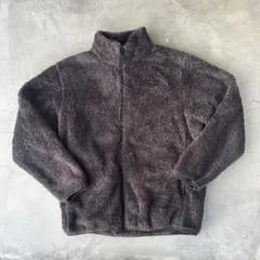 UNIQLOファーフリースボアフルジップジャケット　ブラウン　Ｌサイズ　ユニクロ