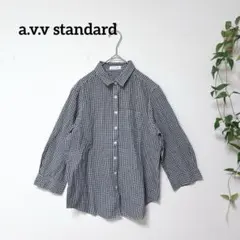 a.v.v standard ギンガムチェック シャツ 38 Mサイズ イトキン