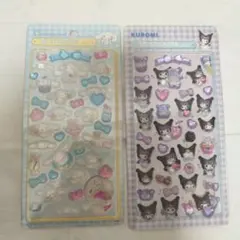Cinnamoroll & Kuromi 3D ステッカー 2枚セット