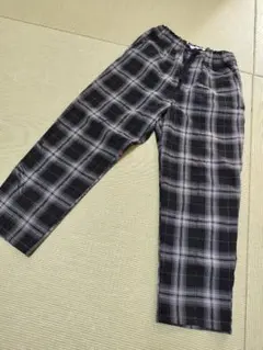 140cm GLOBAL WORK チェック柄 ロングパンツ