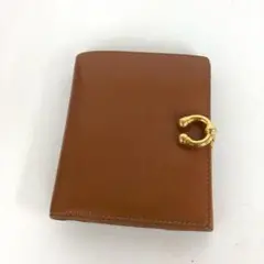 グッチ ホースビット レザー Wホック 二つ折り財布 レディース