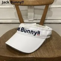 ジャックバニー バイザー フリー ホワイト ゴルフのサムネイル