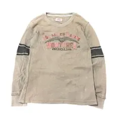 KRIFF MAYER ワッフルTシャツ　ロンT ベージュ　古着　8baのサムネイル