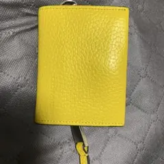 CK CALVIN KLEIN 4連キーケース 小銭 本革 黄色