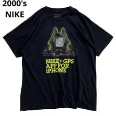 2000's NIKE RUN × iPhone APP プリント Tシャツ
