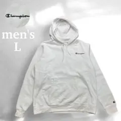 チャンピオン　プルオーバーパーカー　ワンポイント刺繍ロゴ　メンズ　Ｌサイズ