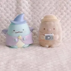 【最終価格】すみっコぐらし　ソフビ指人形＆フロッキーフィギュア