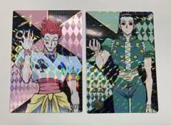 【HUNTER×HUNTER】2点セット　銀だこ　ブロマイド　ヒソカ　イルミ