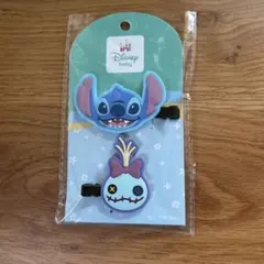 【新品未使用】Disney スティッチ 前髪クリップ 2個セット