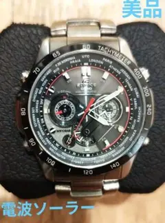 稼働 カシオ エディフィス 電波ソーラー クロノグラフ EQW-M1000D 稼働品 CASIO EDIFICE EQW-M1000D 定価42 000円 電波ソーラー