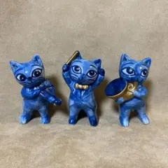 猫ちゃん 陶器製 置物