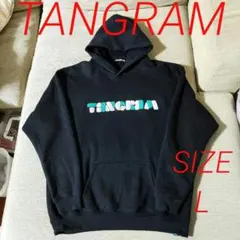 TANGRAM★タングラム★フードパーカー★ブラック★サイズL