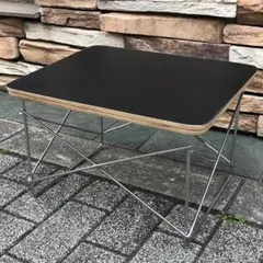 イームズ LTRテーブル ローテーブル LTRT Eames 机 黒/銀ベース
