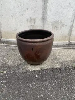メルカリ市 限定価格陶器 水鉢 睡蓮鉢 メダカ鉢 - メルカリ