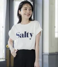 coca Salty Tシャツ　白　夏　ロゴ Freeサイズのサムネイル