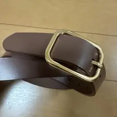 スタジオクリップ　本革　ベルト　ブラウン