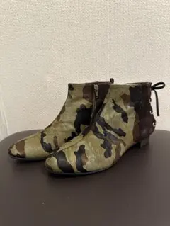 タラントンバイダイアナ 迷彩柄 ハラコブーツ 24.0cm セール開催中‼️