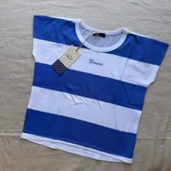新品　Unica ボーダーTシャツ 110センチのサムネイル