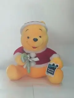 ディズニー　くまのプーさん　ぬいぐるみ　サンタクロースバージョン