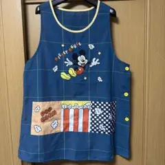 【美品】ミッキー エプロン ディズニー　保育士（M〜L）のサムネイル