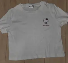 Hello Kitty 半袖 リブTシャツ ホワイト Mサイズ しまむらのサムネイル