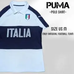 【三対子様専用】PUMA プーマ　半袖ポロシャツ サッカーイタリア代表　usＭ