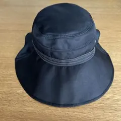 帽子　レディース　UVカット　ブラック　57.5㎝　つば広