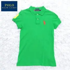 ラルフローレンゴルフ ポロシャツ 半袖 ポニー グリーン レディース XS