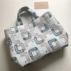 新作✨完成品 lolo ピンク ハンドバッグ ミナペルホネン ハンドメイド