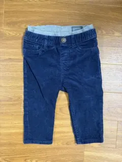 H&M コーデュロイパンツ 80cm 長ズボン ネイビー ベビー