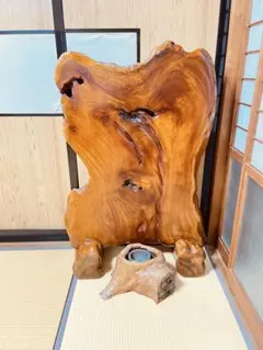 値下げ交渉⭕️高級天然銘木 一枚板 衝立 パーテーション 古民家和室