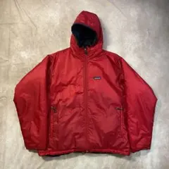 00s Patagonia パフボールセーター レッド ナイロンジャケット