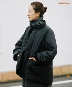 【保温/軽量/マシンウォッシャブル/撥水】多機能スタンドカラーミドルコート