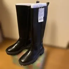新品　SENSE OF PLACE／トラックソールサイドゴアロングブーツ