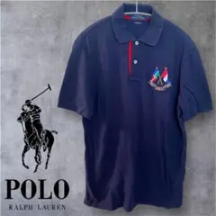POLO Ralph Lauren ネイビー ポロシャツ 綿100％のサムネイル