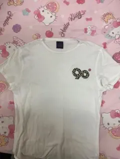 9090 ヒョウ柄ロゴ Tシャツ ブラック Lサイズ 半袖 - メルカリ