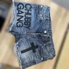 CHUBBY GANG ショートパンツ S デニムブルー