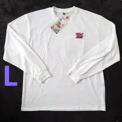 トムとジェリー　TOM and JERRY　ロンT　白　ホワイト　刺繍