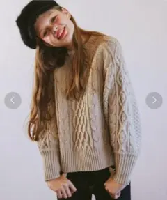 Heather YUMMYKNITプルオーバー　ニット