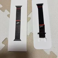 Nike スポーツループ Apple Watchバンド 黒/赤　42mm