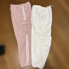 ライン入りパンツandホワイトパンツセット　150センチ