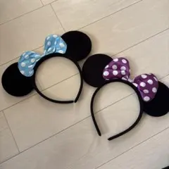ミニーちゃんおそろいカチューシャ