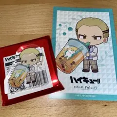 ハイキュー 京谷賢太郎 アクリルブロック ブルプル コラボ イラストカード