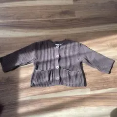 ザラキッズ　zara kids ブラウン カーディガン 98センチ